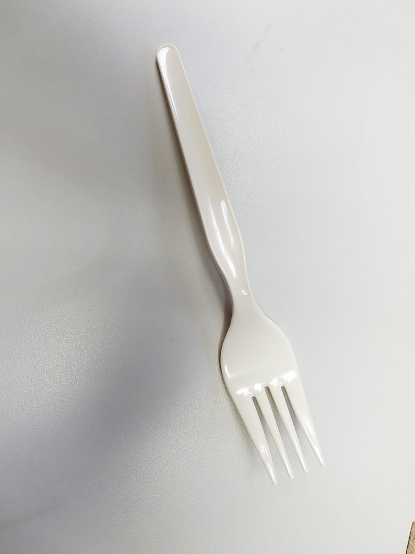 StrawFish® 7655011 Biodegradable Unwrapped Forks - Natural 